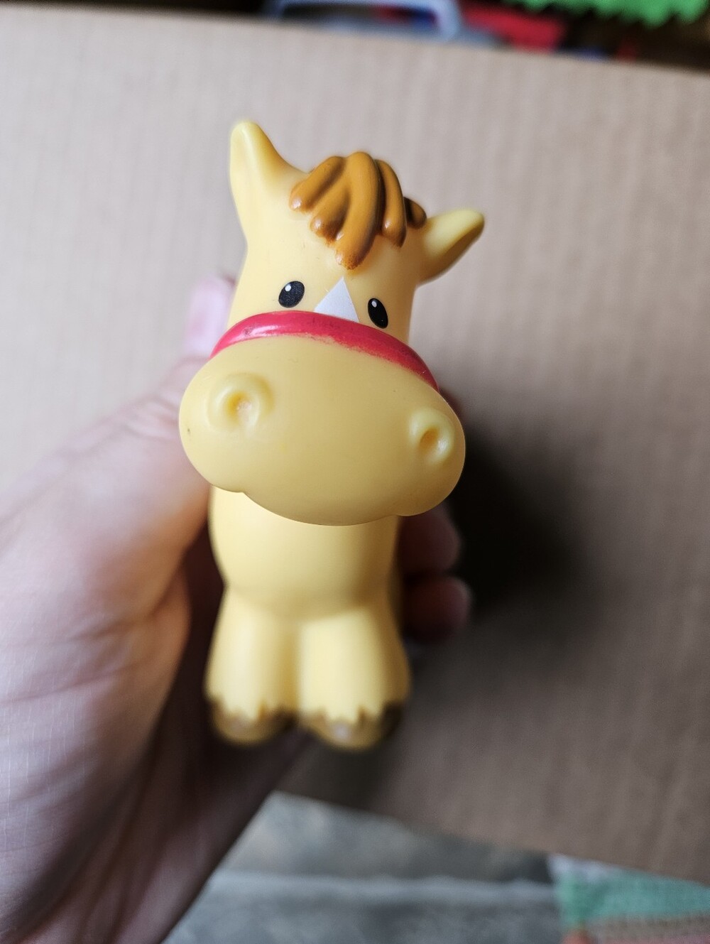 🧡3/$15 2007 Fisher-Price Little People Horse Red Bridle